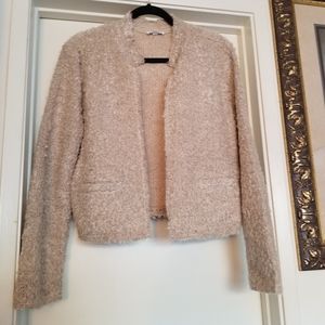 Olivia Grey wool blend cardigan size M